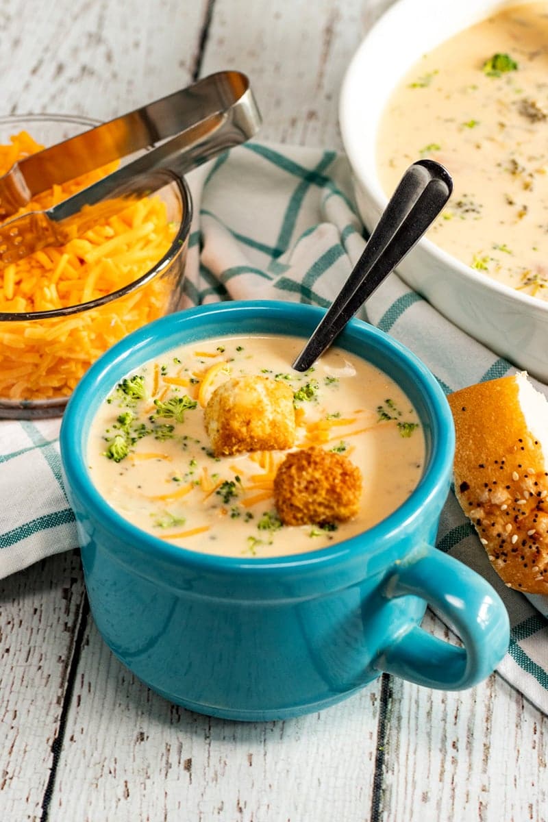 Broccoli Cheese Soup from Instant Pot Eats
