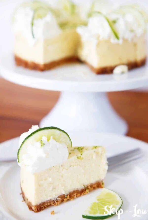 Amazing Instant Pot Key Lime Cheesecake from Skip to my Lou