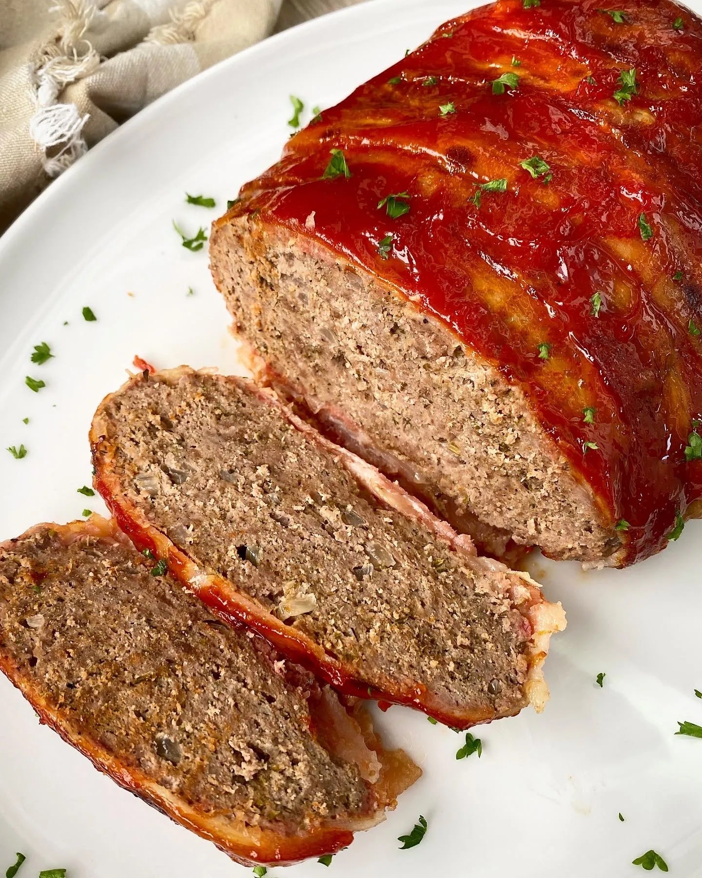Slow Cooker Bacon Wrapped Meatloaf from Fit Slow Cooker Queen