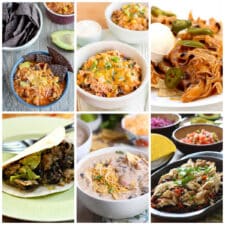 Dinners with Chicken and Black Beans collage of featured recipes.
