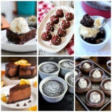 Instant Pot Chocolate Desserts collage of featured recipes.