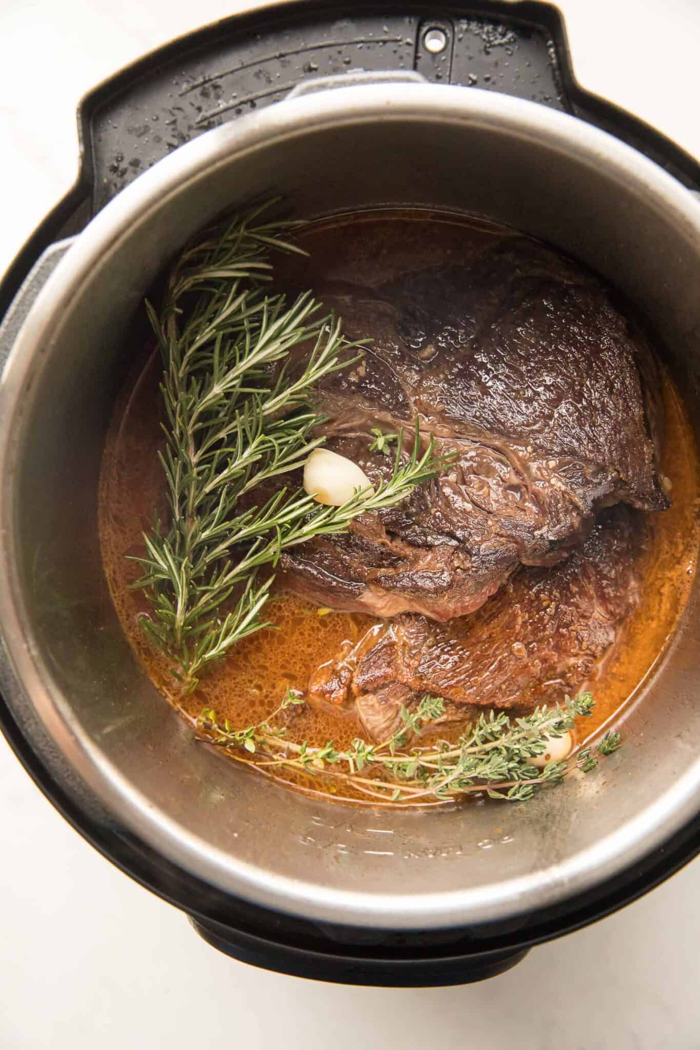 Whole 30 + Keto Instant Pot Pot Roast from Tastes Lovely