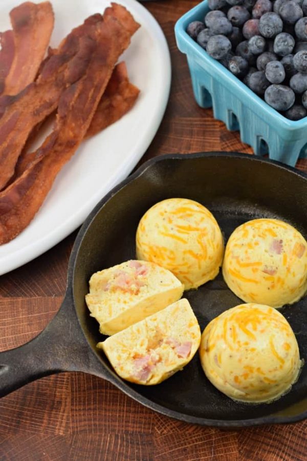 Instant Pot Ham and Cheese Egg Bites from Shugary Sweets