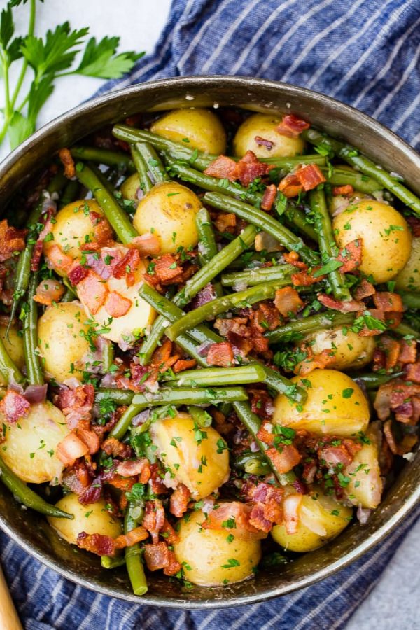 Green Beans and Potatoes in the Instant Pot from Oh Sweet Basil