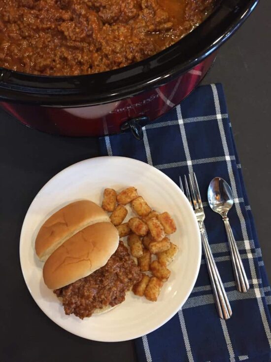 Slow Cooked Sloppy Joes from Lynn's Kitchen Adventures