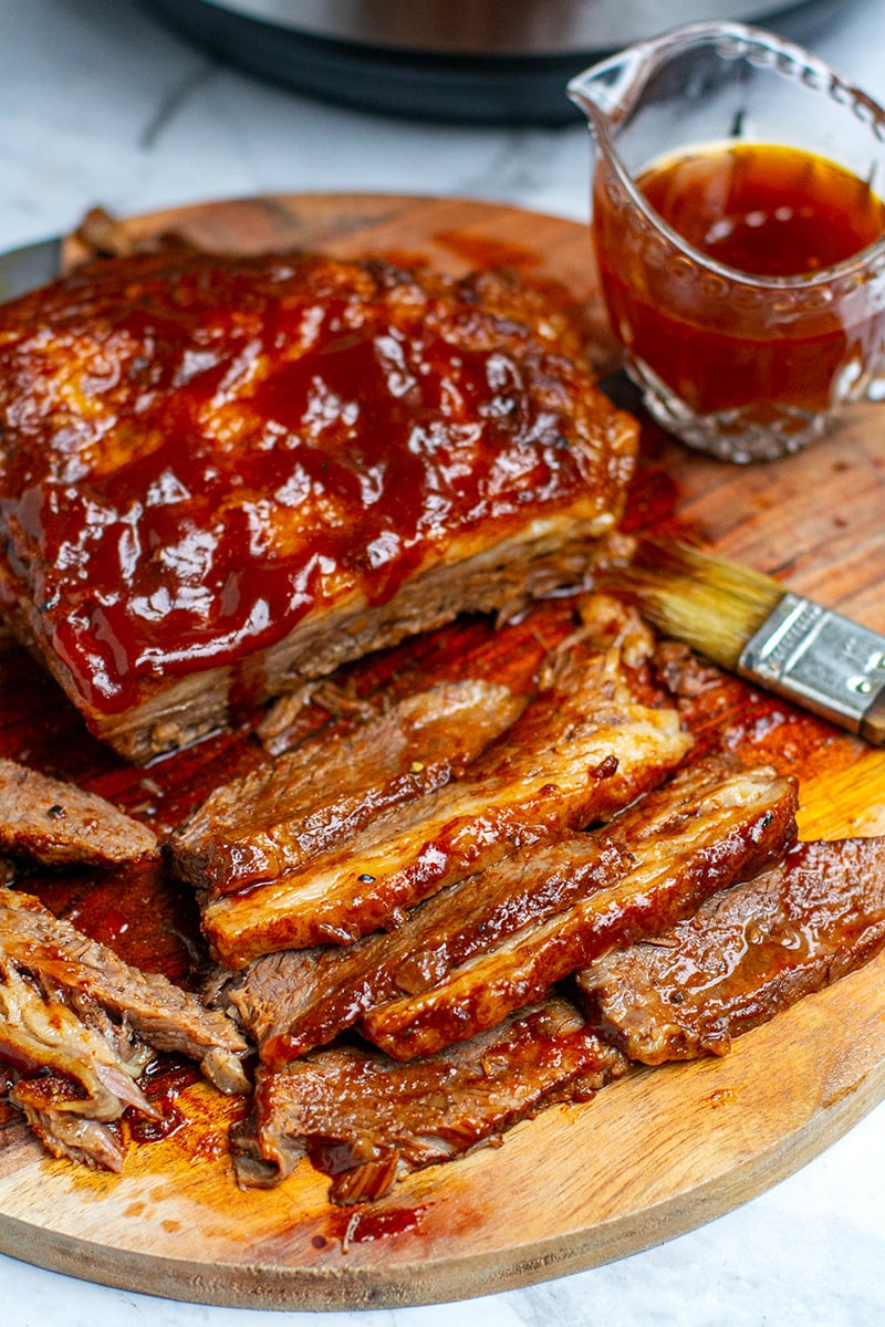 Instant Pot BBQ Brisket from Instant Pot Eats