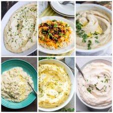 Instant Pot Mashed Cauliflower collage of featured recipes