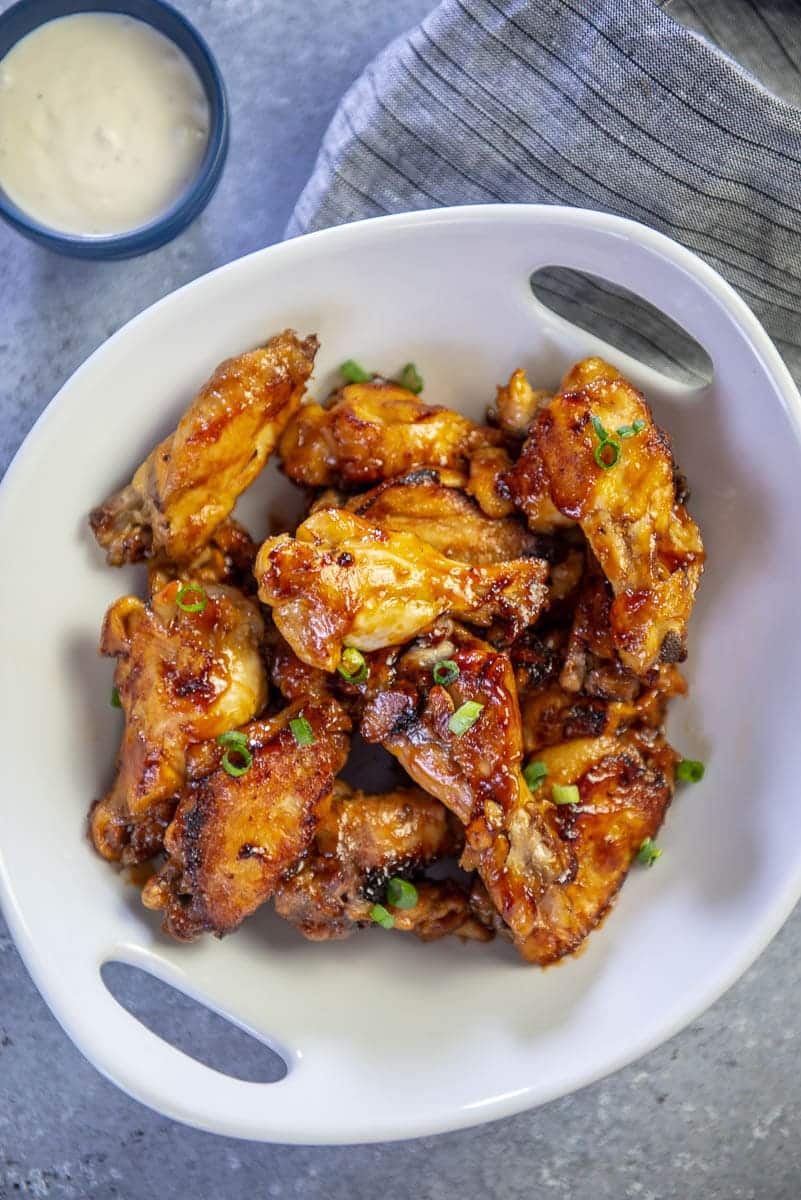 Slow Cooker Chicken Wings with Honey Lime BBQ from Slow Cooker Gourmet
