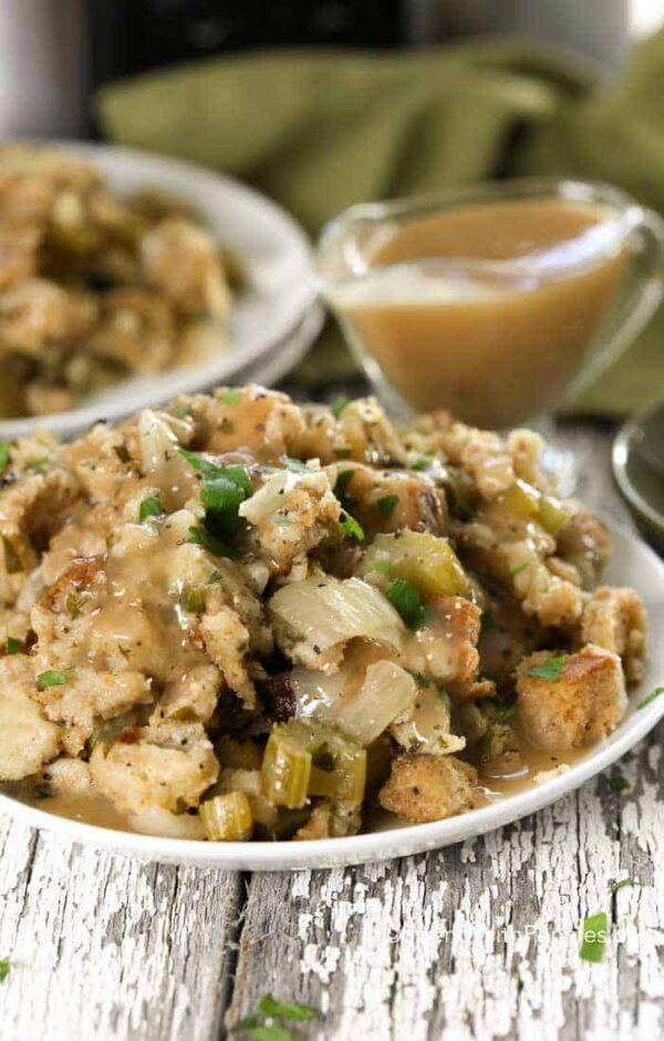 Crock Pot Stuffing from Spend with Pennies