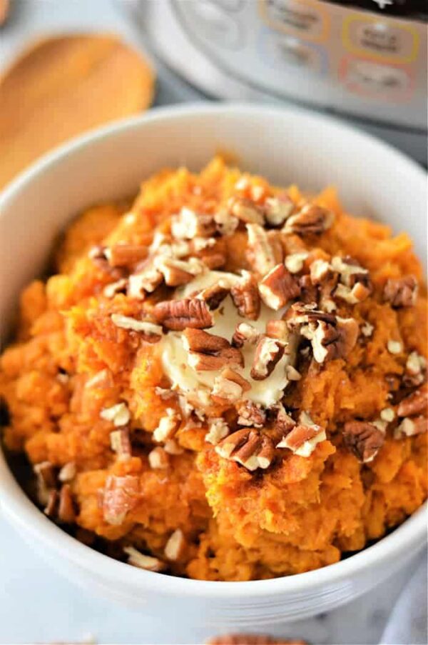 Instant Pot Sweet Mashed Potatoes from The Typical Mom