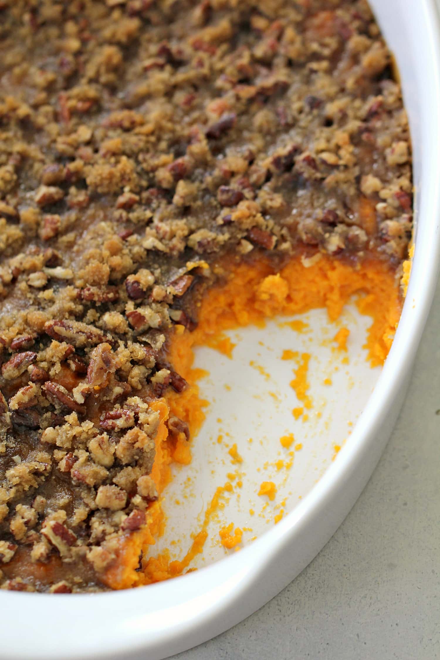 Instant Pot Sweet Potato Casserole Recipe from Six Sisters' Stuff