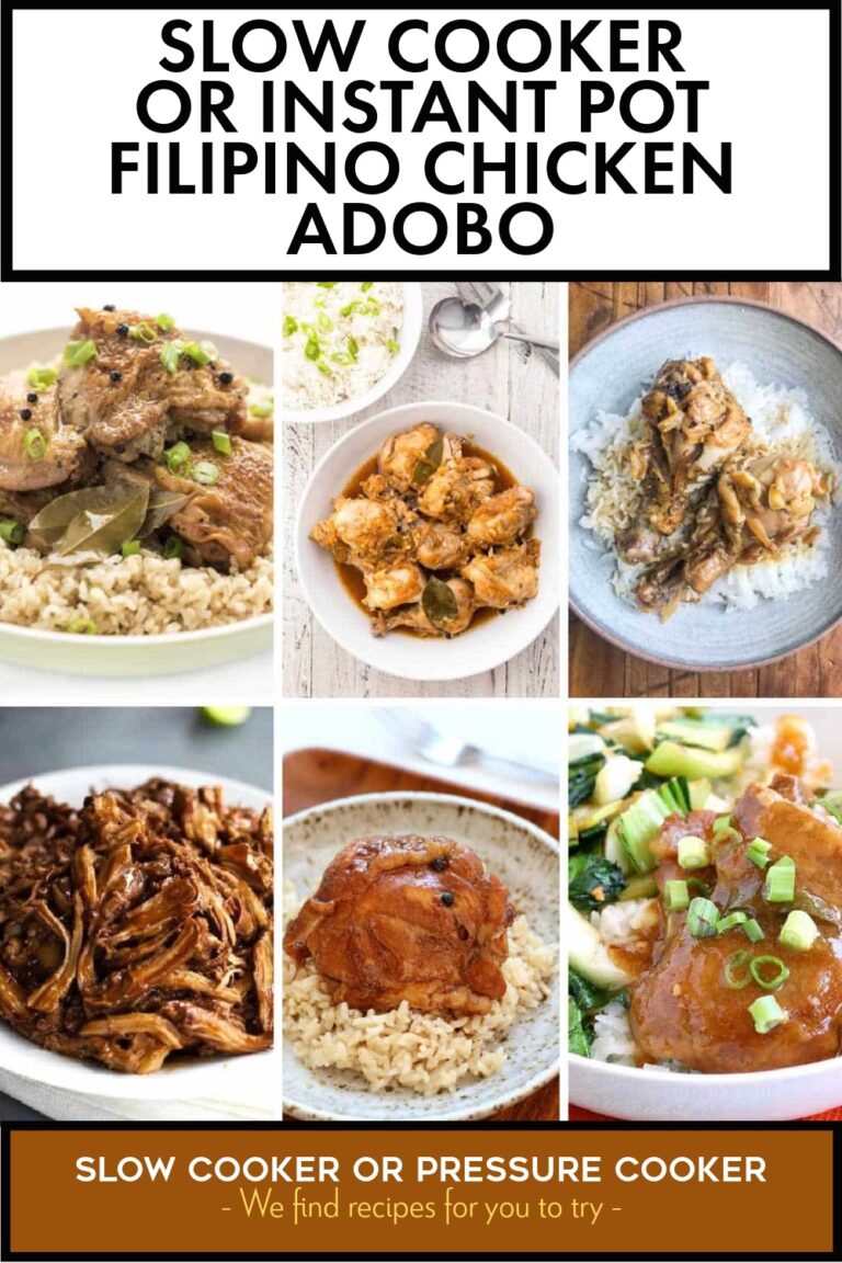 Slow Cooker or Instant Pot Filipino Chicken Adobo Slow Cooker or Pressure Cooker