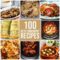 100 Keto Crockpot Recipes collage of featured recipes with text overlay