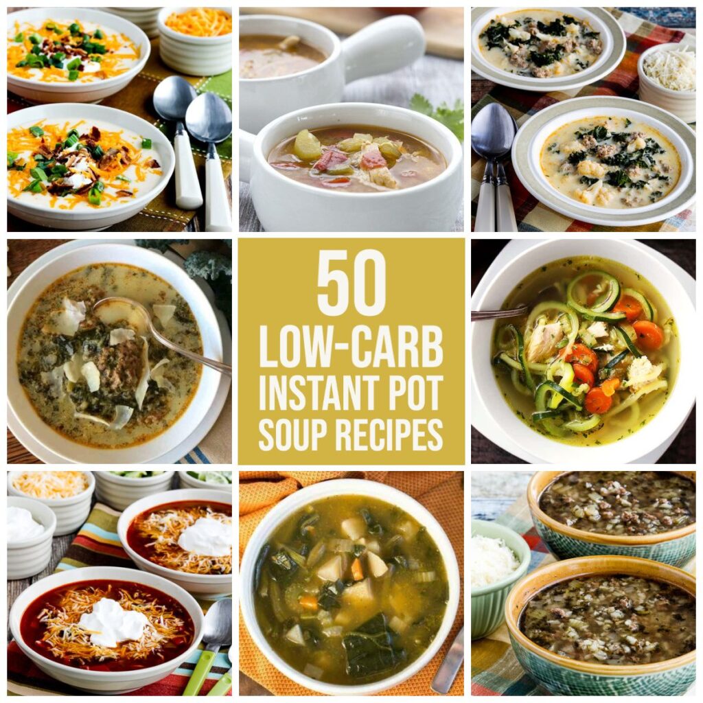 50 Low Carb Instant Pot Soup Recipes - Slow Cooker or Pressure Cooker