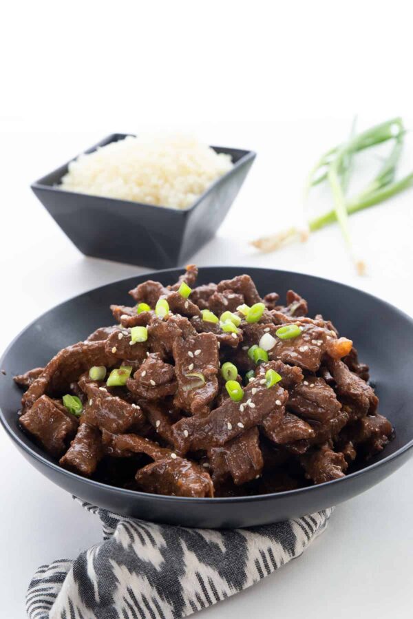 Keto Slow Cooker Mongolian Beef from All Day I Dream About Food