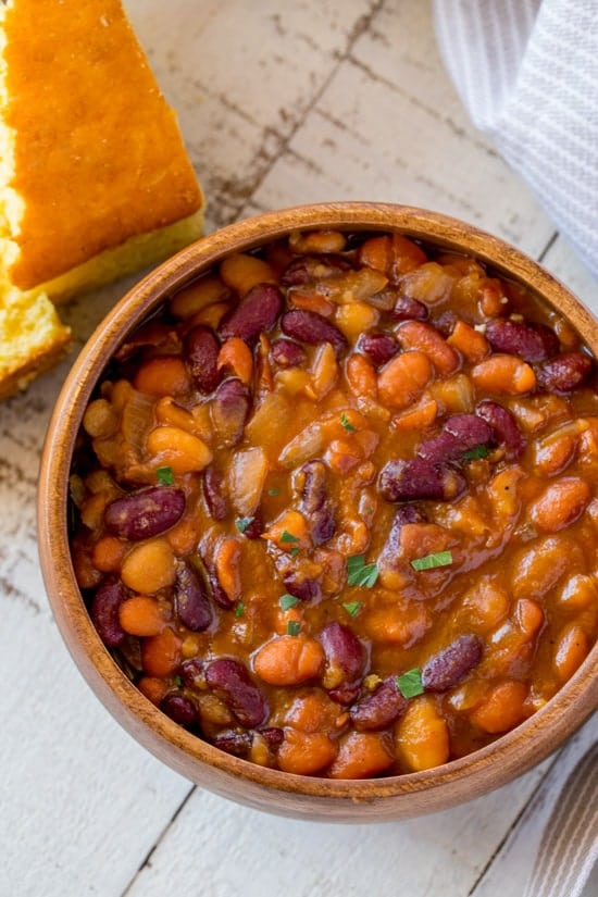 Instant Pot Brown Sugar Baked Beans from Skinnytaste