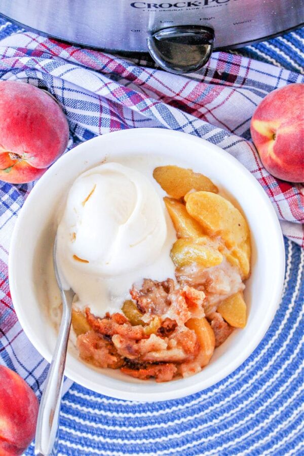 CrockPot Cobbler with Frozen Fruit from The Typical Mom