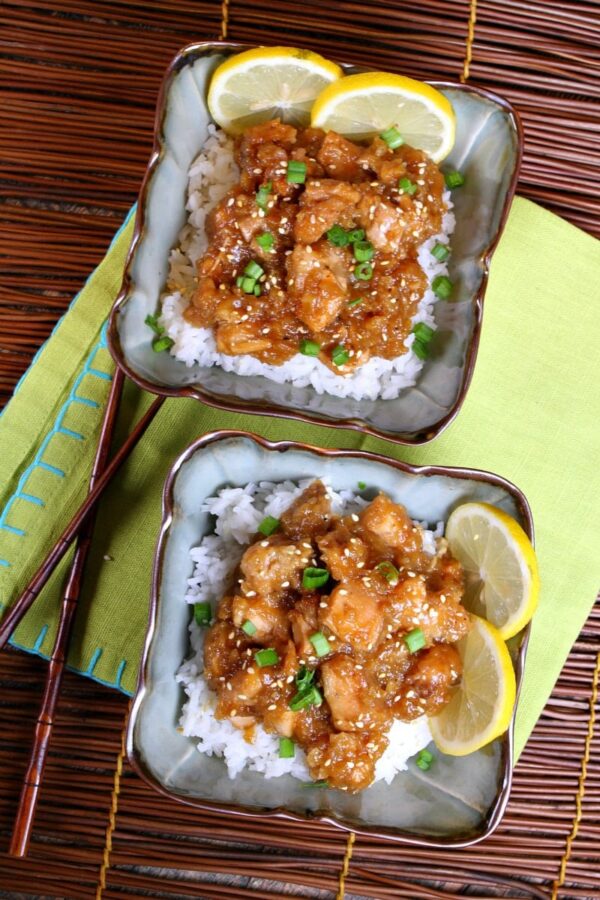 Slow Cooker Lemon Chicken from Recipe Girl