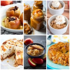 Instant Pot Apple Recipes collage of featured recipes