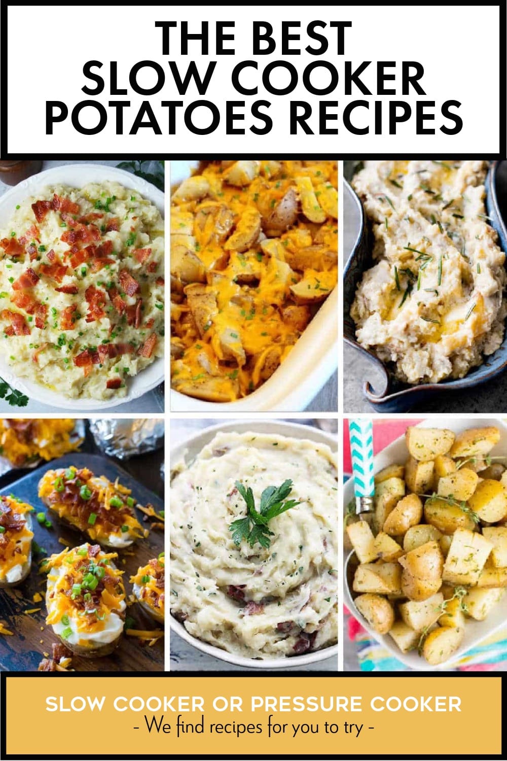 Pinterest image of The Best Slow Cooker Potatoes Recipes