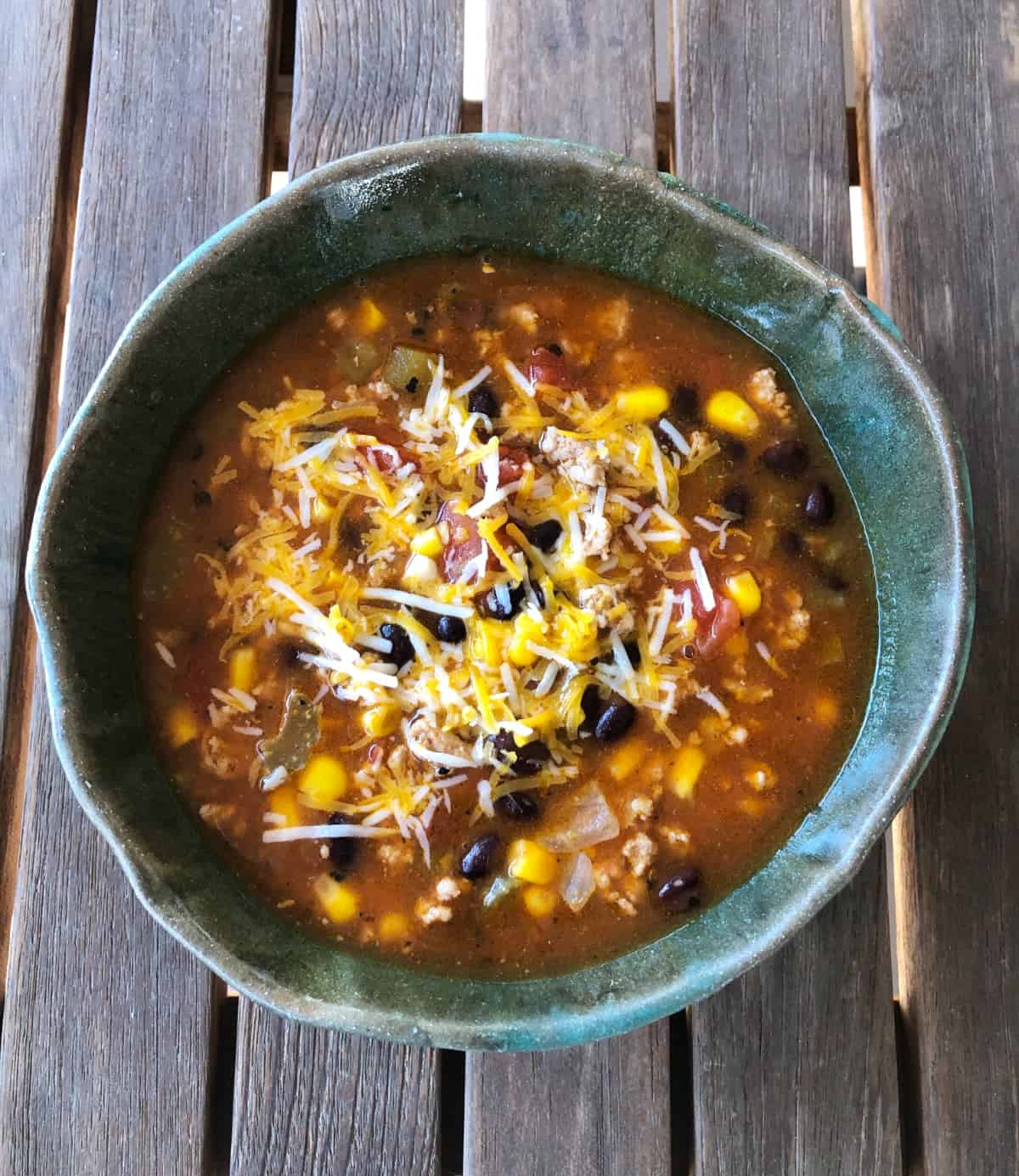 Instant Pot Turkey Taco Soup