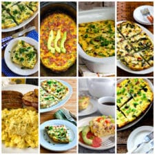 Keto CrockPot Recipes with Eggs collage showing featured recipes.