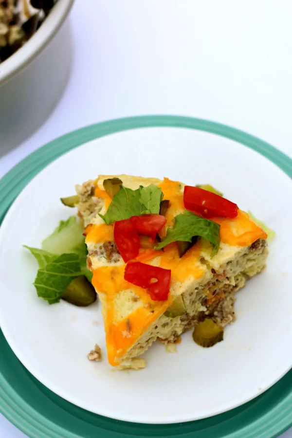 Slow Cooker Cheeseburger Breakfast Casserole from 365 Days of Slow + Pressure Cooking