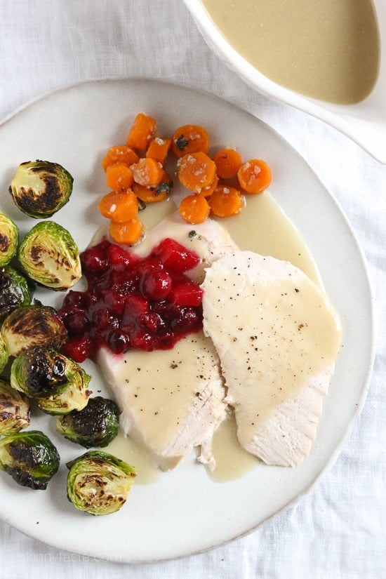 Slow Cooker Turkey Breast with Gravy from Skinnytaste